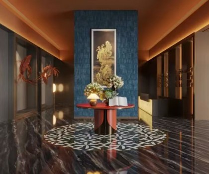 薩米特·靈感丨輕奢會所相遇瓷磚藝術(shù)，構(gòu)筑非凡空間意境！